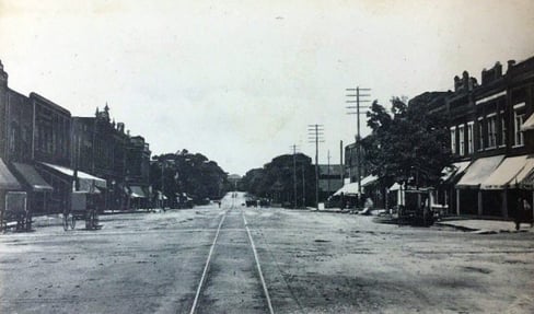 Original Florence Street Car Route - Court Street