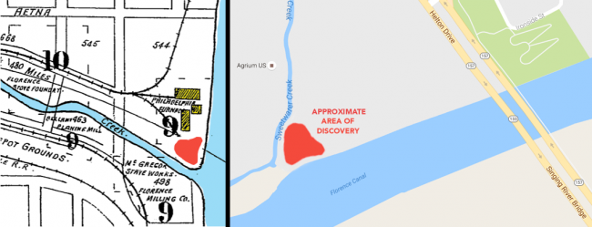 Burial Mound location