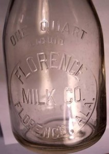 Florence Milk Company bottle