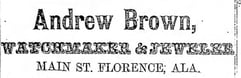 Andrew Brown, Watchmaker & Jeweler