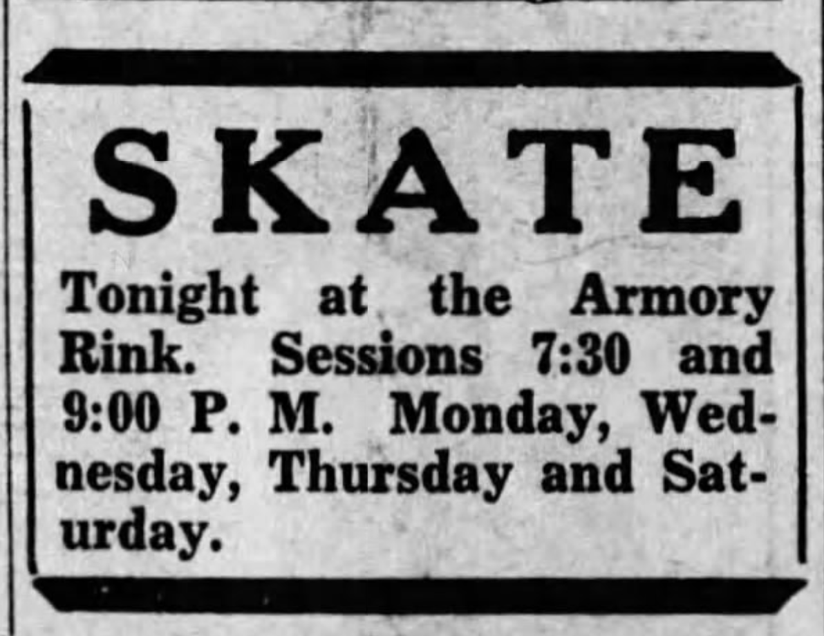 Skate night at the Florence Armory