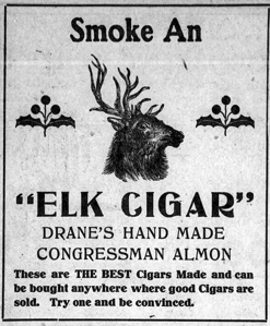 R.W. Drane Elk Cigar for Congressman Almon