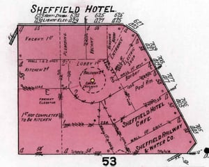 Sheffield Hotel - 1918 addition