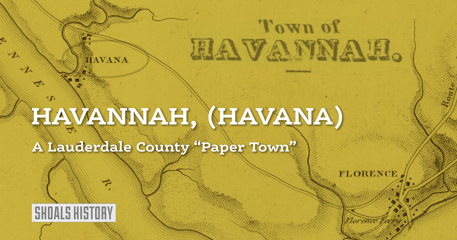 Map of Havannah - Lauderdale County, Alabama